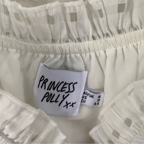 Princess Polly White Gingham Dress - Picture 2 of 4